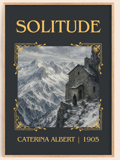Solitude Classic Book Art Print by Caterina Albert – book poster