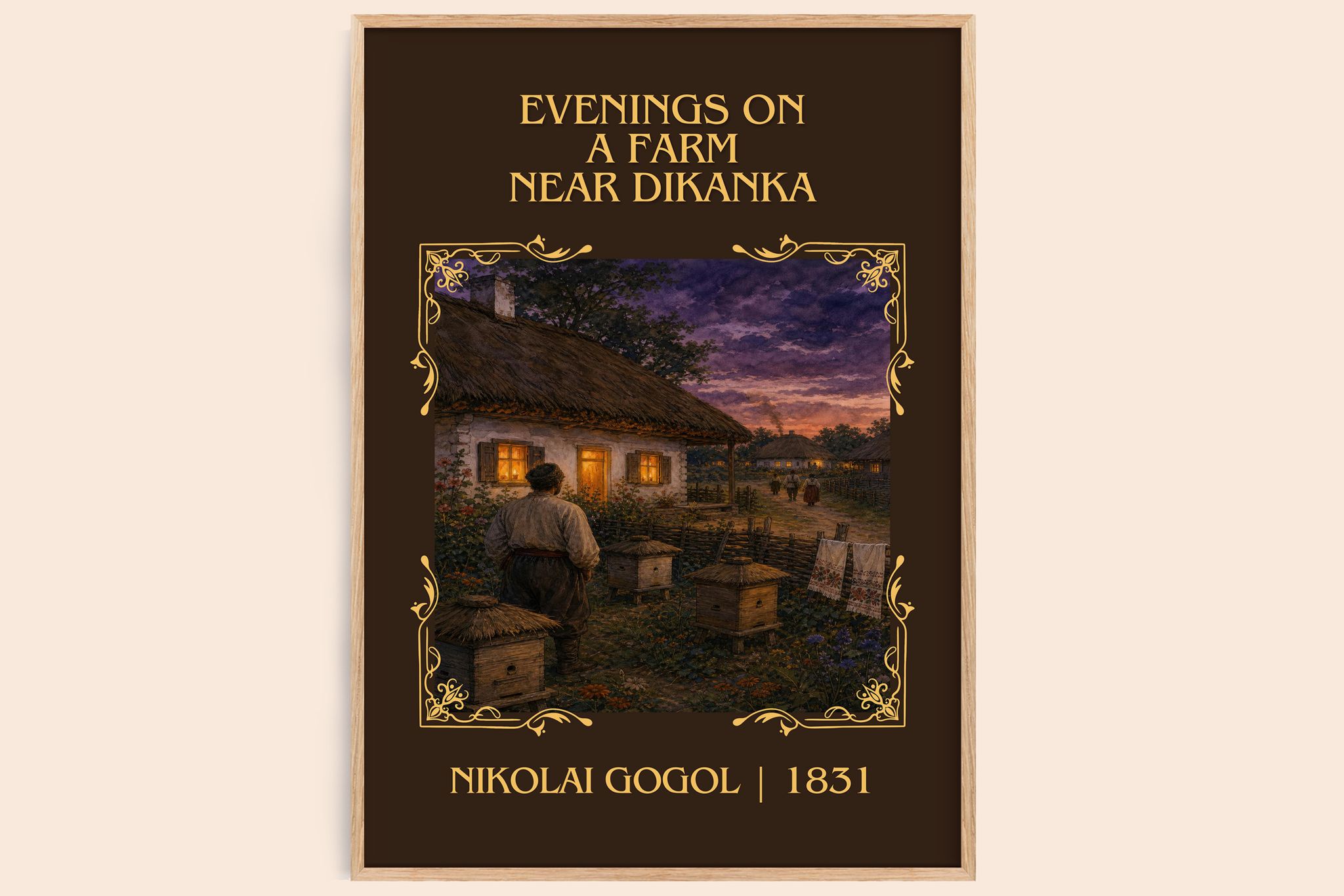 Evenings On A Farm Near Dikanka Classic Book Art Print by N. Gogol