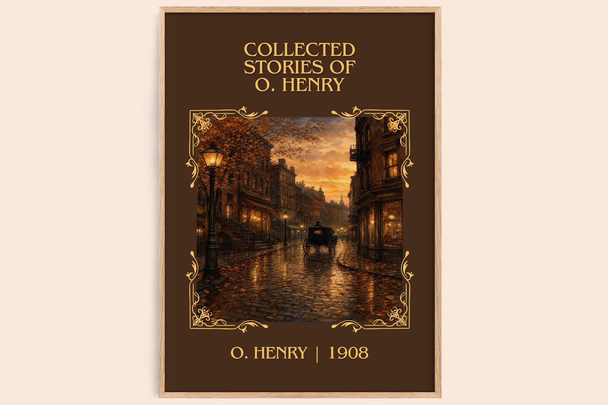 Collected Stories Of O. Henry Classic Book Art Print by O. Henry