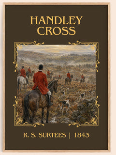 Handley Cross Classic Book Art Print by R. S. Surtees – book poster