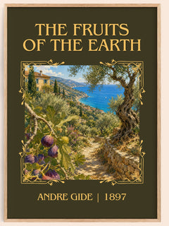 The Fruits of the Earth Classic Book Art Print by André Gide – book poster