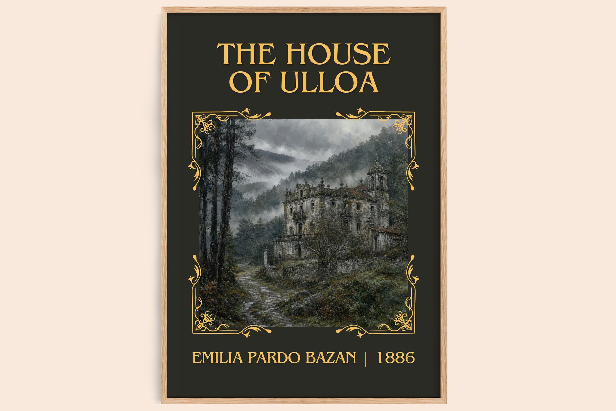 The House of Ulloa Classic Book Art Print by Emilia Pardo Bazán