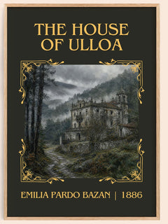 The House of Ulloa Classic Book Art Print by Emilia Pardo Bazán – book poster