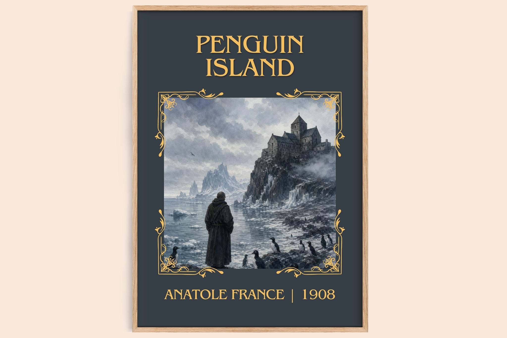 Penguin Island Classic Book Art Print by Anatole France