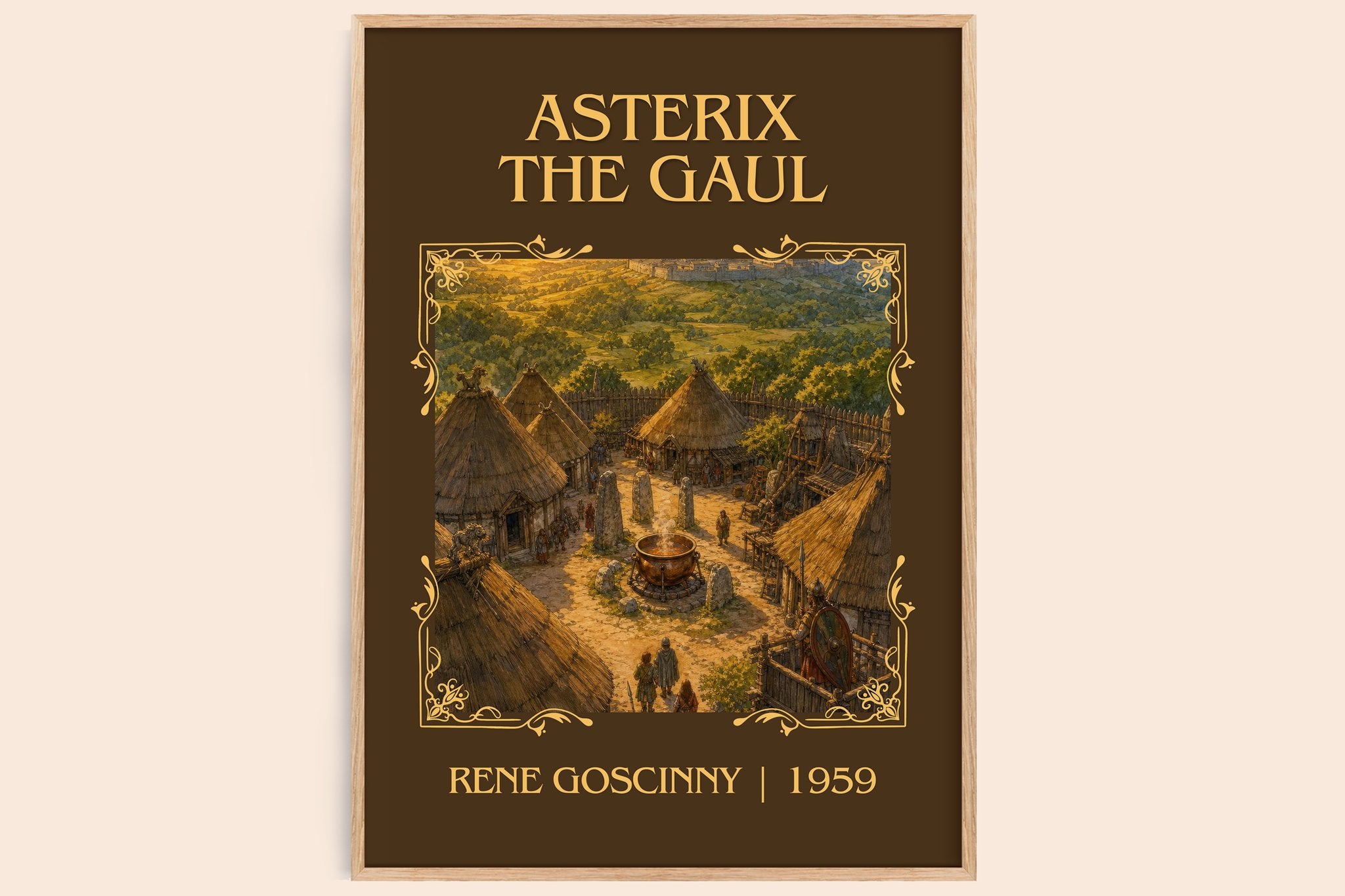 Asterix the Gaul Classic Book Art Print by Rene Goscinny