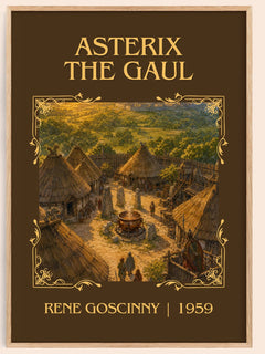 Asterix the Gaul Classic Book Art Print by Rene Goscinny – book poster