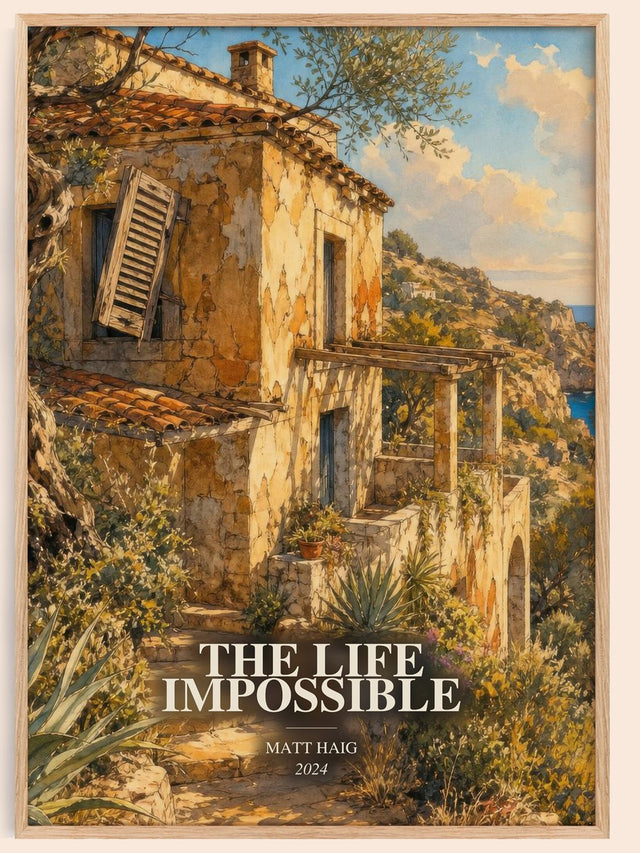 The Life Impossible Book Watercolour Illustration by Matt Haig