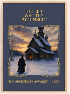 Life Written By Himself Classic Book Art Print by T. Avvakum – book poster