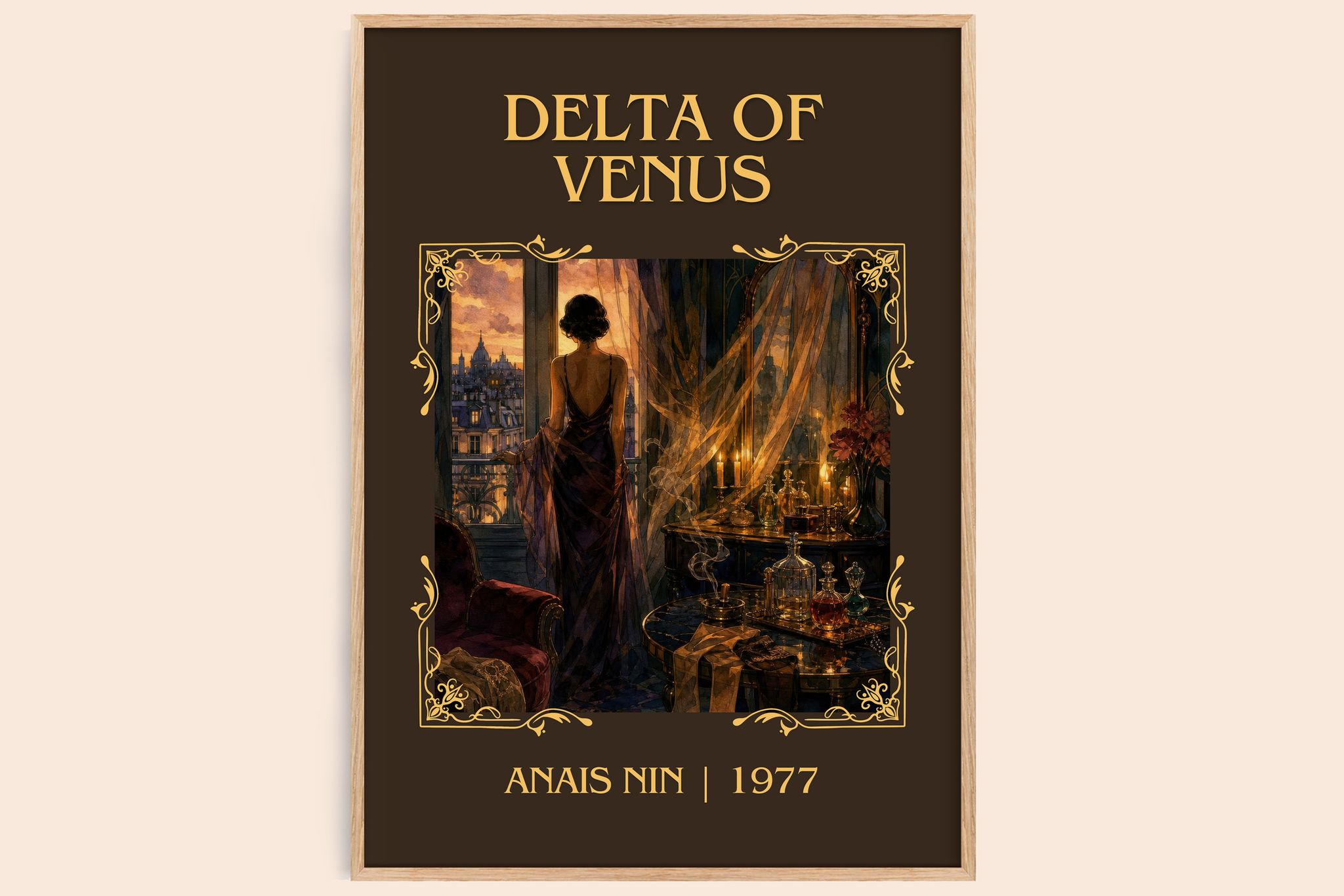 Delta of Venus Classic Book Art Print by Anaïs Nin