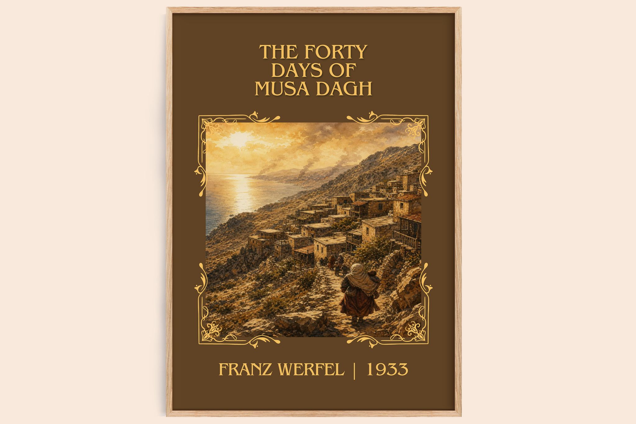 The Forty Days Of Musa Dagh Classic Book Art Print by Franz Werfel