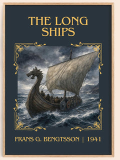 The Long Ships Classic Book Art Print by Frans G. Bengtsson – book poster