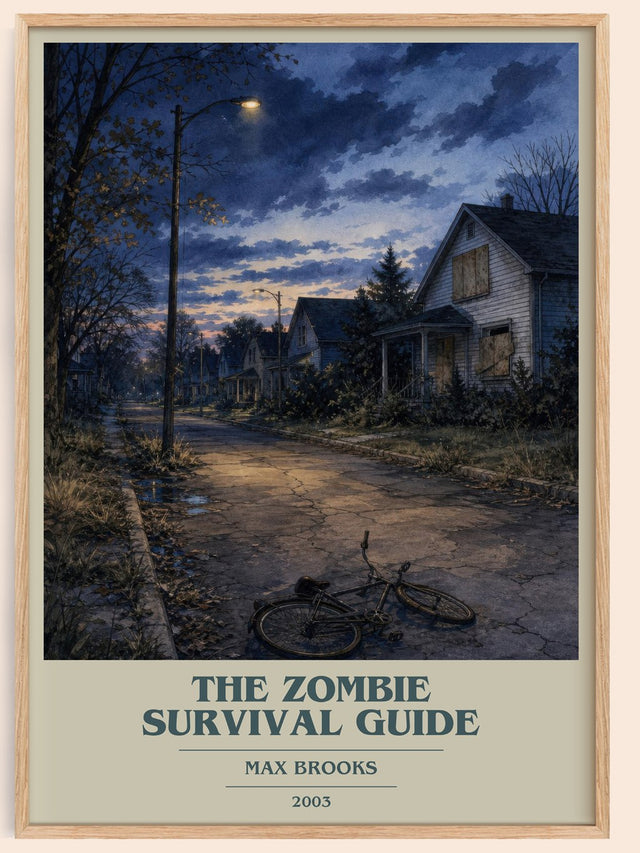 The Zombie Survival Guide Book Cover Poster by Max Brooks