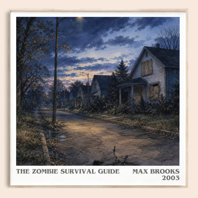 The Zombie Survival Guide Literary Art Print by Max Brooks