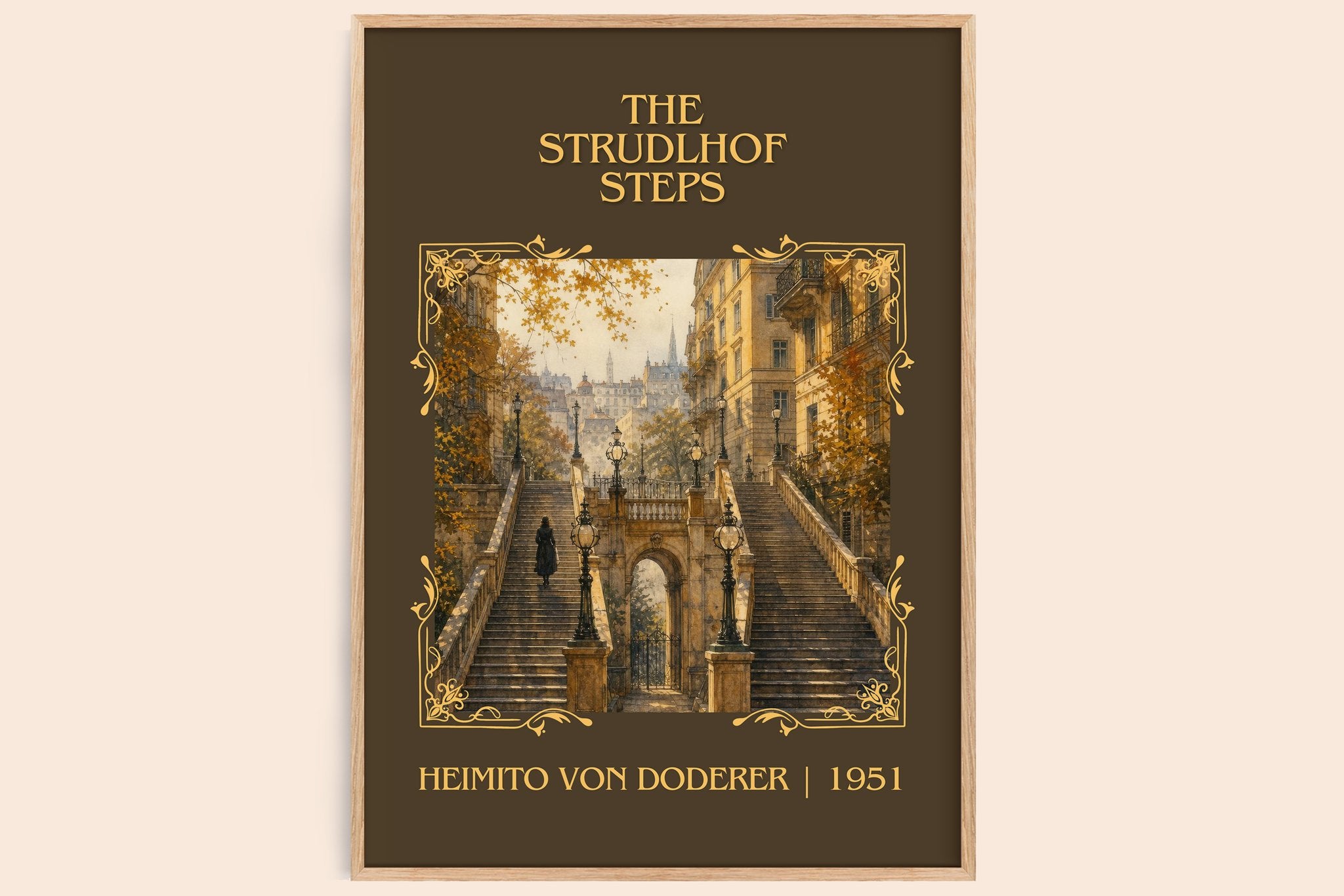 The Strudlhof Steps Classic Book Art Print by Heimito von Doderer