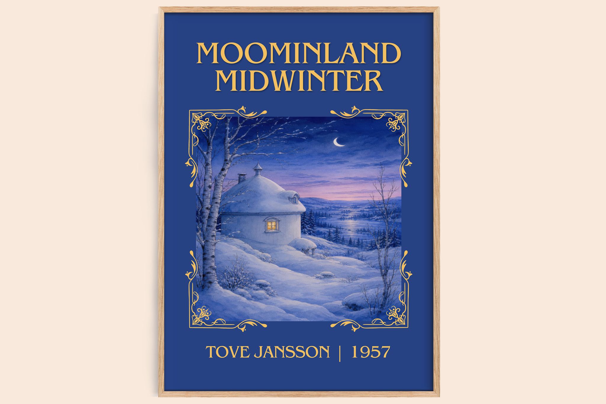 Moominland Midwinter Classic Book Art Print by Tove Jansson