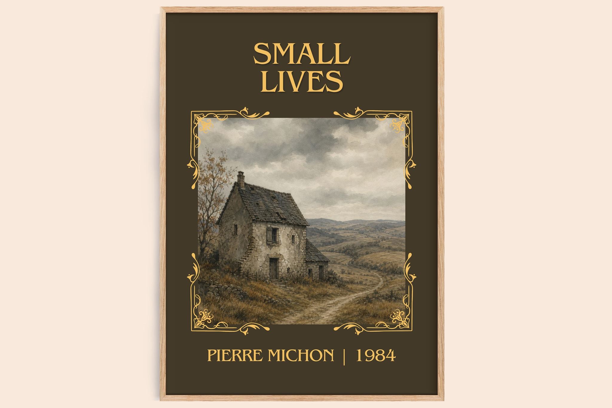 Small Lives Classic Book Art Print by Pierre Michon
