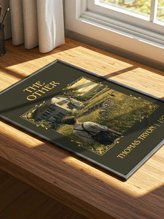 The Other Classic Book Art Print by Thomas Tryon – print on a sunlit desk