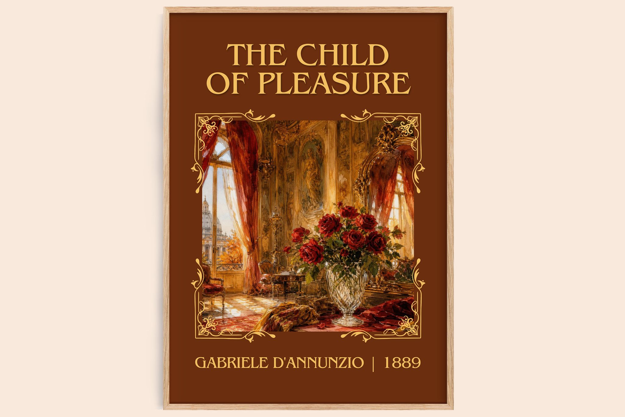 The Child Of Pleasure Classic Book Art Print by Gabriele D'Annunzio