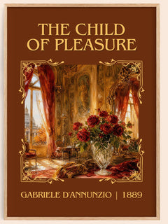 The Child Of Pleasure Classic Book Art Print by Gabriele D'Annunzio – book poster
