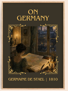 On Germany Classic Book Art Print by Germaine de Staël – book poster