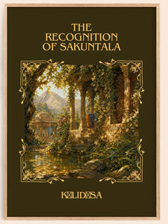The Recognition of Sakuntala Classic Book Art Print by Kālidāsa – book poster