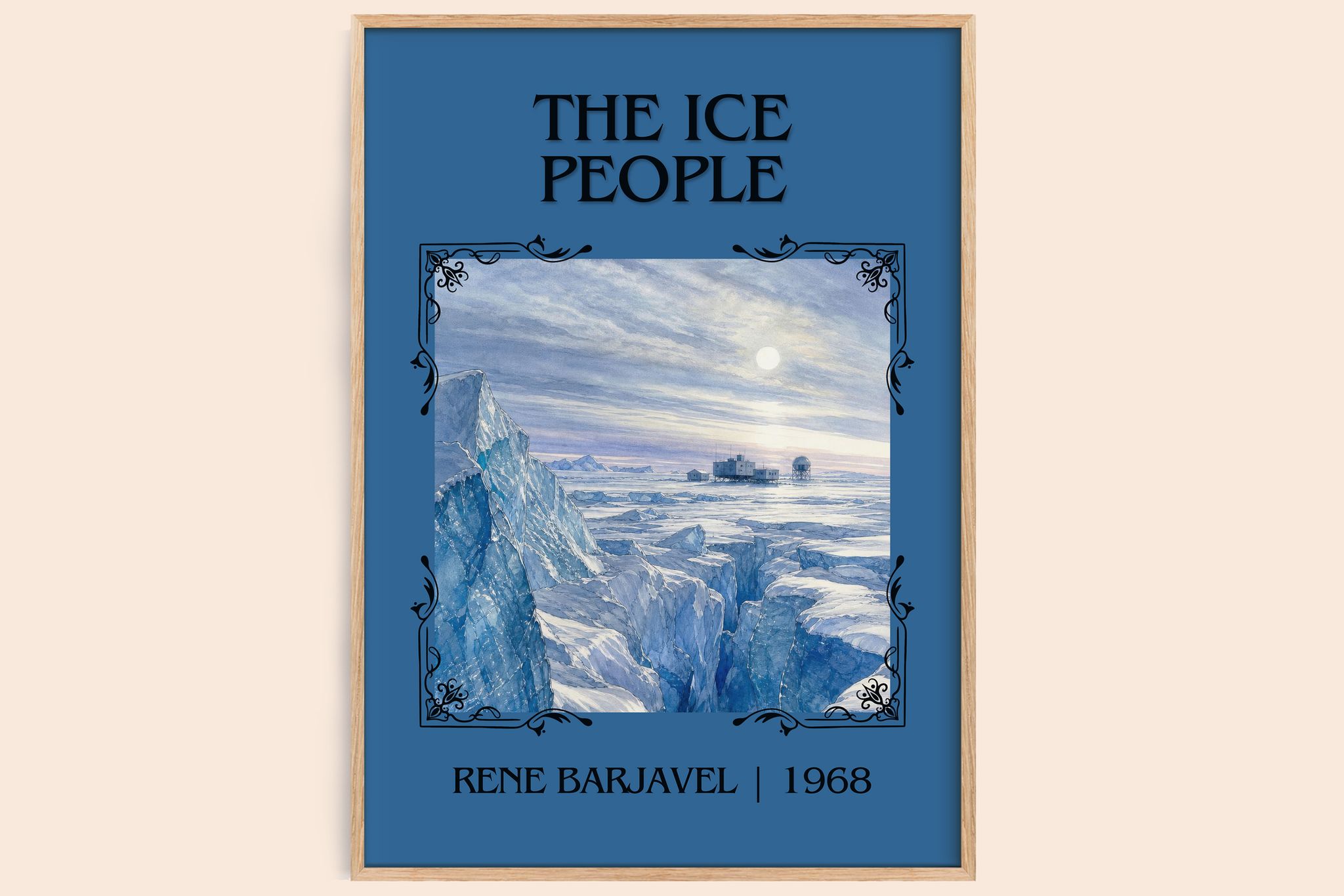 The Ice People Classic Book Art Print by René Barjavel