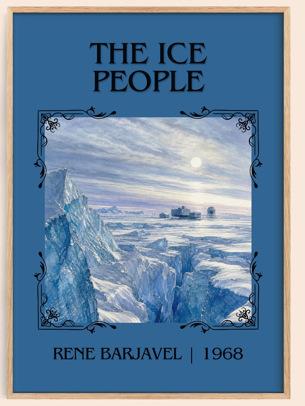 The Ice People Classic Book Art Print by René Barjavel – book poster