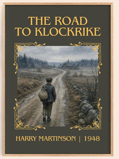 The Road to Klockrike Classic Book Art Print by Harry Martinson – book poster
