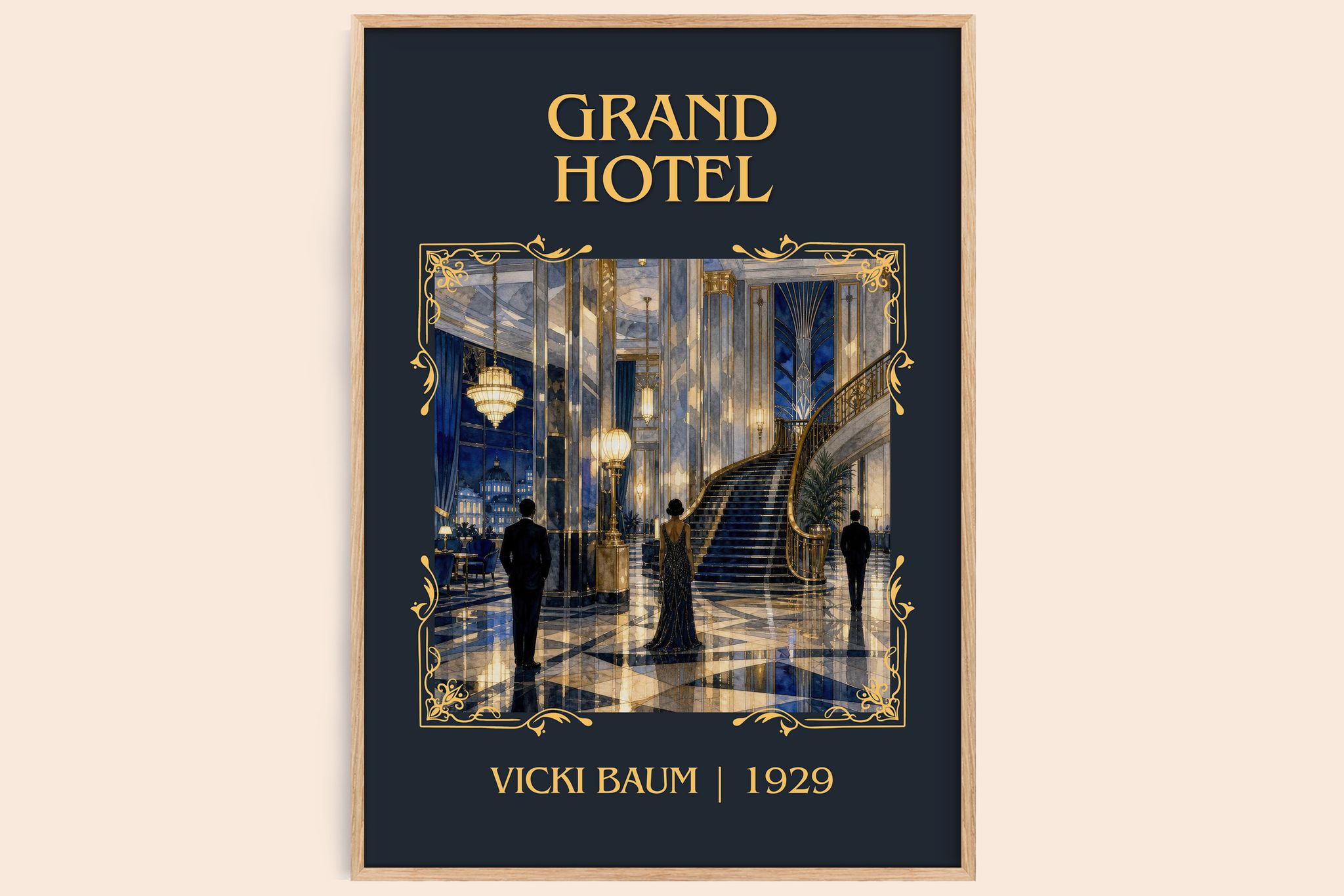 Grand Hotel Classic Book Art Print by Vicki Baum