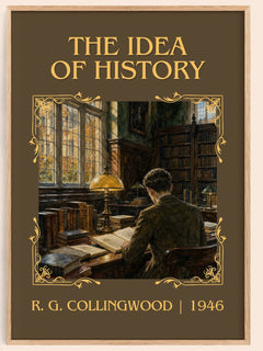 The Idea of History Classic Book Art Print by R. G. Collingwood – book poster
