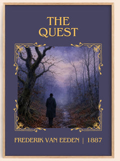 The Quest Classic Book Art Print by Frederik van Eeden – book poster