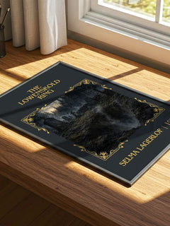 The Löwensköld Ring Classic Book Art Print by Selma Lagerlöf – print on a sunlit desk