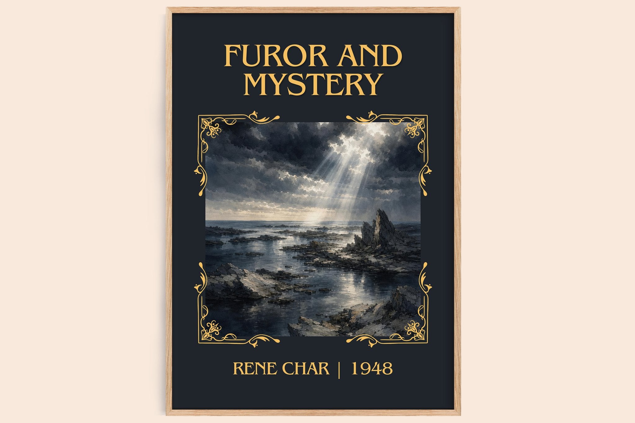 Furor and Mystery Classic Book Art Print by René Char