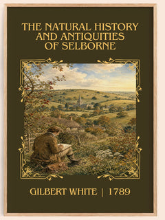 The Natural History and Antiquities of Selborne Classic Book Art Print by Gilbert White – book poster