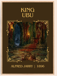 King Ubu Classic Book Art Print by Alfred Jarry – book poster