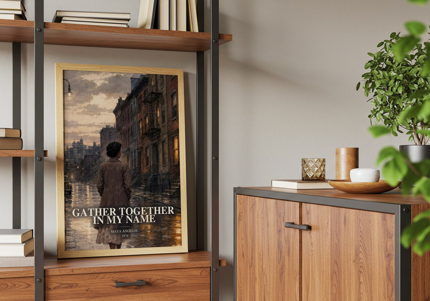 Gather Together In My Name book watercolour illustration paper finish options – matte satin gloss
