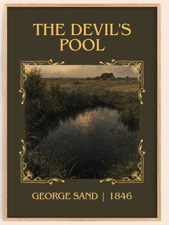 The Devil's Pool Classic Book Art Print by George Sand – book poster