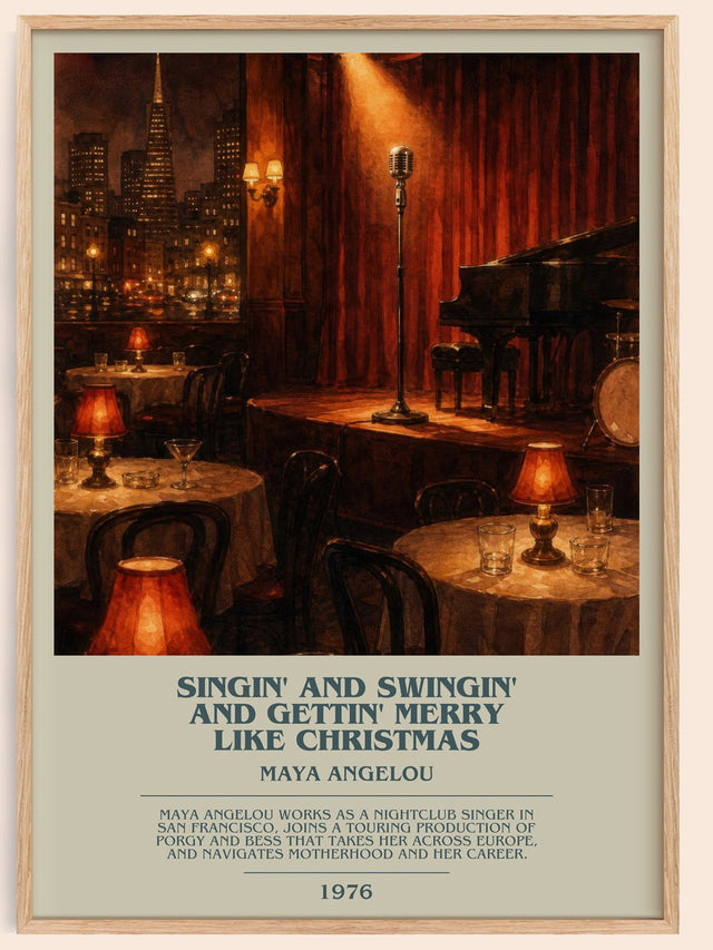 Singin' And Swingin' And Gettin' Merry Like Christmas Bookish Wall