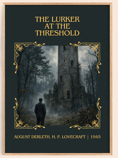 Lurker At The Threshold Classic Book Art Print by A. Lovecraft – book poster