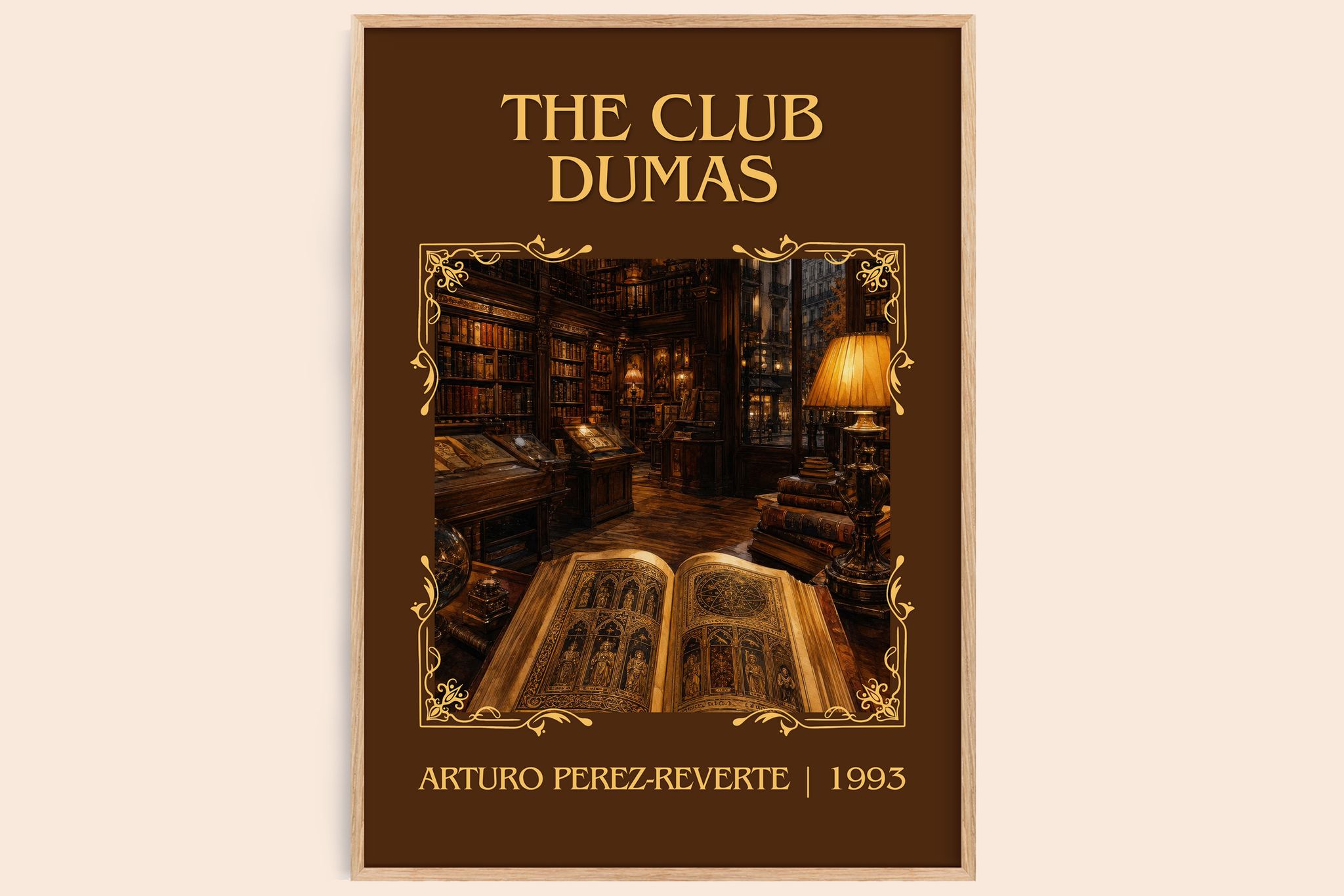The Club Dumas Classic Book Art Print by Arturo Pérez-Reverte