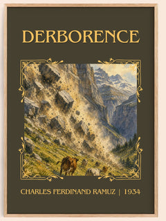 Derborence Classic Book Art Print by Charles Ferdinand Ramuz – book poster