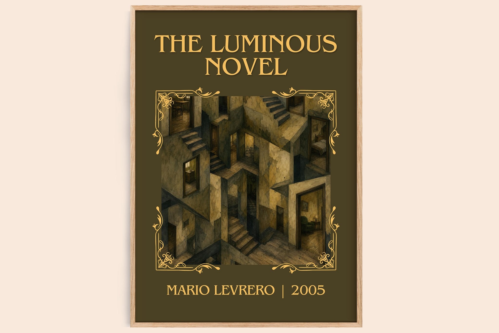 The Luminous Novel Classic Book Art Print by Mario Levrero
