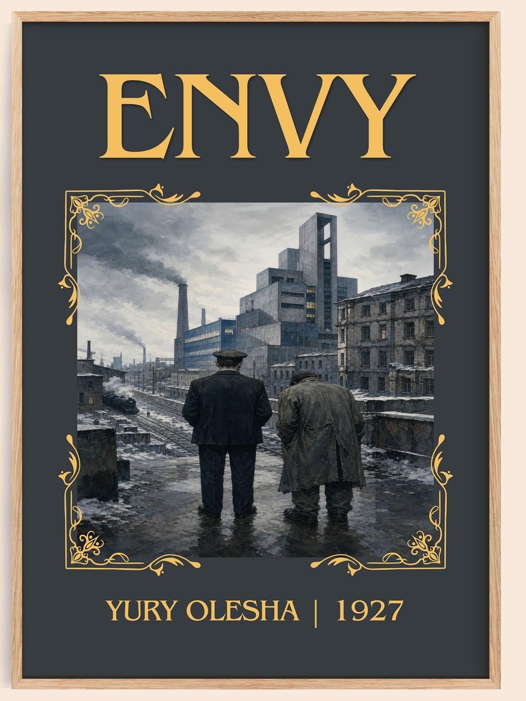 Envy Classic Book Art Print by Yury Olesha – book poster