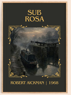 Sub Rosa Classic Book Art Print by Robert Aickman – book poster