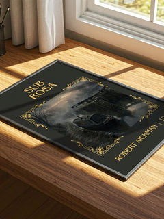 Sub Rosa Classic Book Art Print by Robert Aickman – print on a sunlit desk
