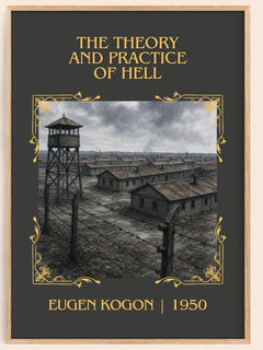 The Theory And Practice Of Hell Classic Book Art Print by Eugen Kogon – book poster