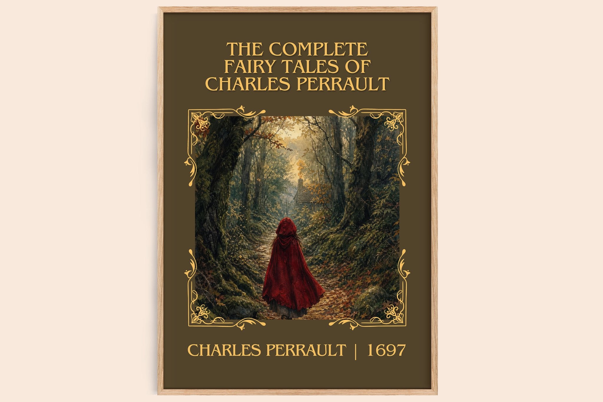 The Complete Fairy Tales of Charles Perrault Classic Book Art Print by Charles Perrault