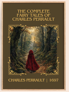 The Complete Fairy Tales of Charles Perrault Classic Book Art Print by Charles Perrault – book poster