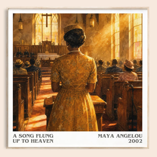 A Song Flung Up To Heaven Literary Art Print by Maya Angelou