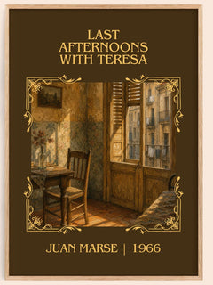 Last Afternoons With Teresa Classic Book Art Print by Juan Marsé – book poster